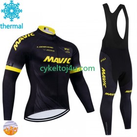 Mavic Cykeltrøje Langærmet + Bib Cykelbukser Vinter Thermal Fleece 2024